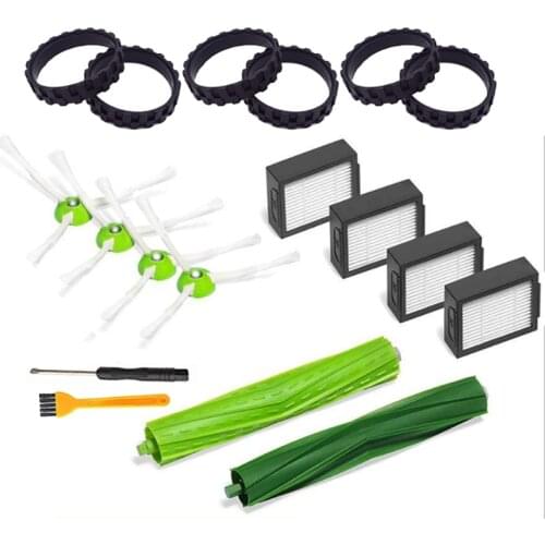 Tires for IROBOT ROOMBA Wheels Series I7 I7+I3 I3+I4 I6 I6+I8 I8+I8 Plus E5 E6 E7 Anti-Slip Irobot Replacements Parts