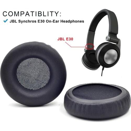 Defean Replacement E30 Ear pads cushion foam for JBL SYNCHROS E30 E 30 On-Ear headphones headset