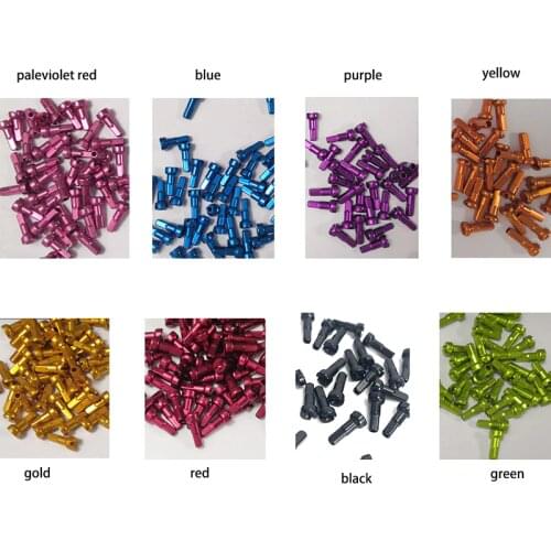 Pillar MV Spoke Nipple Aluminum Alloy 14G 2.0 14mm Black Red Blue Purple Green Pink Ultralight Nipples