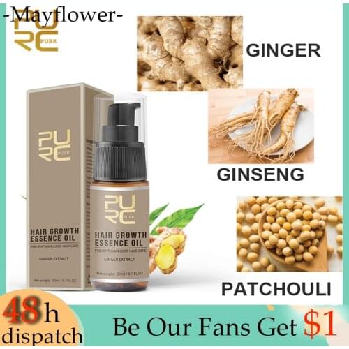 Anti Loss Care Spray 20/30ml Fast Growing Hair Essential Oil Beauty Ginger Hair & Scalp Treatment Growth Products for Men Women