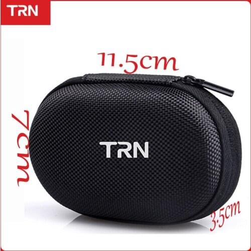 TRN Earphone Bag Oxford Cloth EVA Earphone Bag Data Cable Bluetooth Earphone Bag Anti-drop Earphone Storage Bag Storage Box
