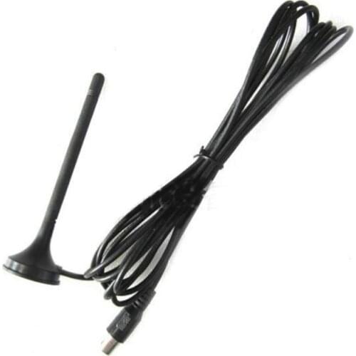 1PC DVB-T TV antenna DVB sucker antenna indoor aerials 10dBi 147-230/470-860MHz with IEC connector NEW