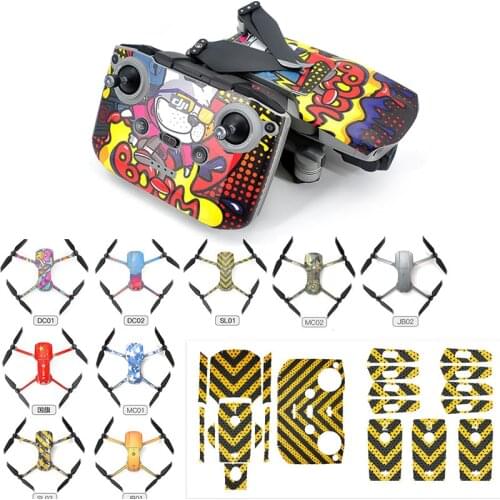 Protective Stickers for Mavic Air 2 Colorful Waterproof Scratch-proof Decals Full Cover PVC Skin for DJI Mavic Air 2 Accessories