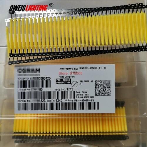 200pcs GWT3LWF2.DM-ME-4950S5-F1-30 5000k White 47v 30mA 1.5W Tungsten Bulb Filaments LEDs LAMPS ORIGINAL