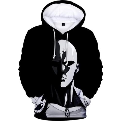 2021 Popular Anime Hoodies One Punch Man 3D Printed Streetwear Hoodie Men/Women Fashion Hooded Sweatshirt Casual HipHop Pullover