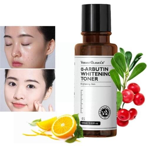 Arbutin Whitening Toner Brightening Moisturizing Essence Care Facial Skin 100ML G5Q4
