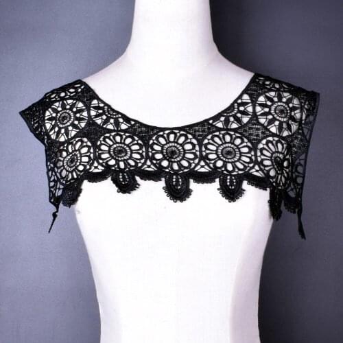 Black Embroidered Lace Trim For Women Dress Cushions Trimmings Sewing Lace Fabric Scrapbooking