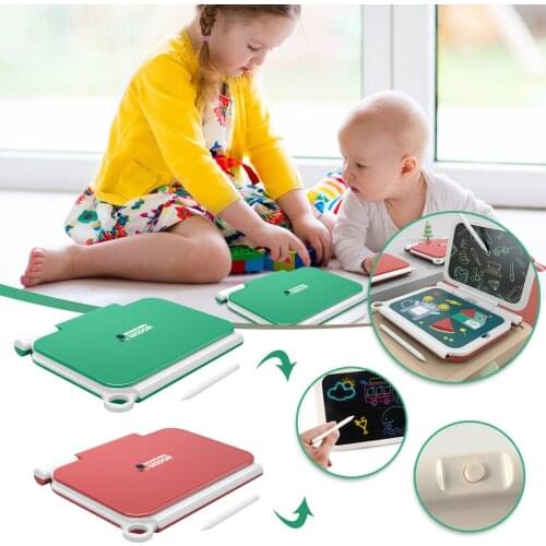 Child Girl Toys For Kids Read Lcd Drawing Board Childrens Multi-Function Tablet Handwriting Board Foldable развивающие игрушки