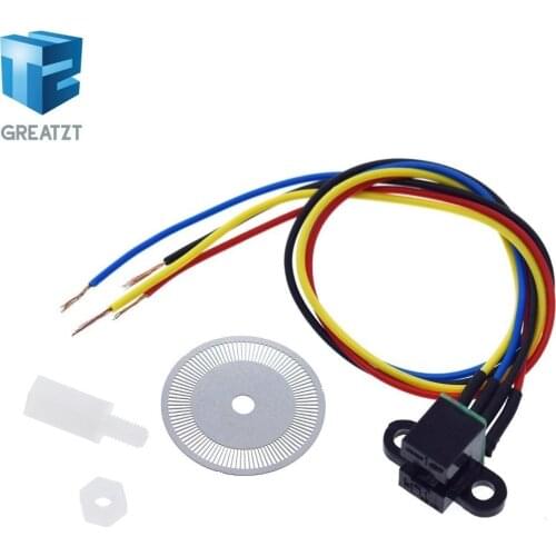GREATZT Photoelectric Speed Sensor Encoder Coded Disc Code Wheel For Freescale Smart Car 5V For Arduino DIY