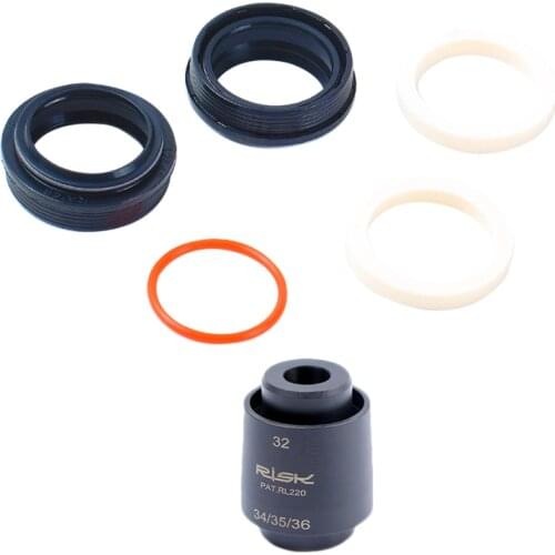 Front Fork Repair Kit Dust Seal Installation Tool O-ring Seal Dustproof Oil Seal Foam Gasket 32 ​​mm Mountain Bike Accessories