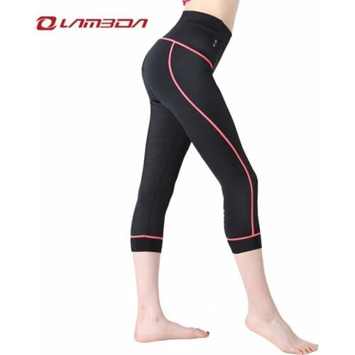 LAMEDA Spring Summer Thin Breathable Cycling Pants Women Sponge Pad Mountain MTB Bike Cycling Trousers Reflective Spinning Pants