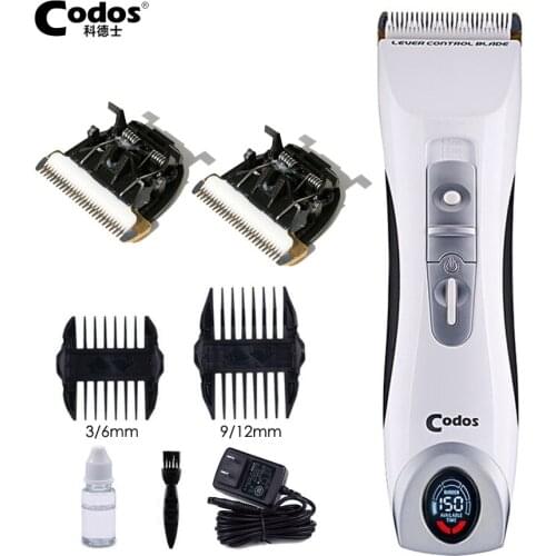 Codos CHC-960 Electric Corldless Hair Clipper Professional Rechargeable Hair Trimmer Barber Salon Shaving Haircut Machine