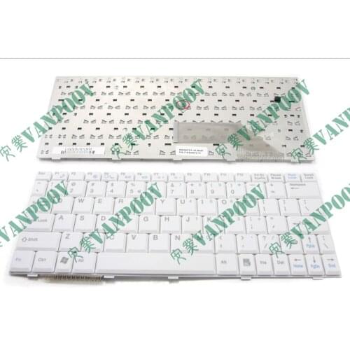 New Laptop keyboard for Fujitsu Amilo M1437, For Founder R211 White US Version - K002427D1, 71GX20012-10