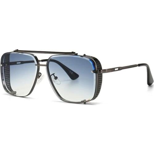 2021 new fashion sunglasses retro men ins wind rimless square sunglasses luxury mens fashion glasses