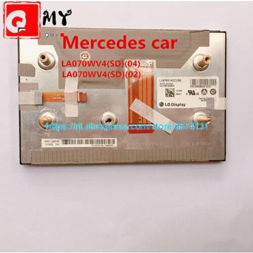 New LA070WV4-SD01 LA070WV4(SD)(04) LA070WV4-SD03 LA070WV4-SD04 LCD module 7inch display for Mercedes car navigation LCD 5PCS/LOT