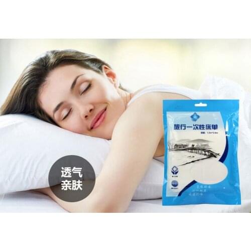 One-time cleaning travel pillowcase 50x70cm,White public place clean pillowslip,Disposable pillow towel
