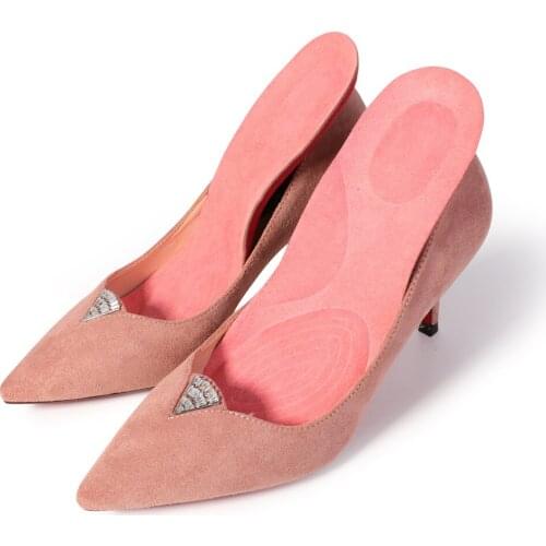 BANGNI High Heel Insoles Memory Foam Shoes Pad Arch Support Cushion Breathable Plantar Fasciitis Relief Pain Care for Feet Women