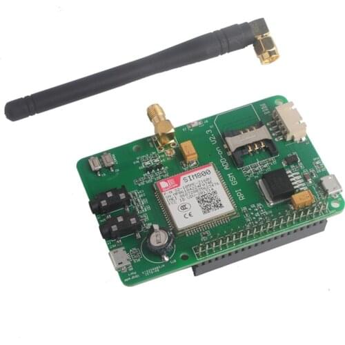 RCmall Raspberry PI SIM800 GSM GPRS Add-on V2.3 for Raspberry PI 3 Model B+, Quad-band GSM/GPRS/BT Module FZ1817