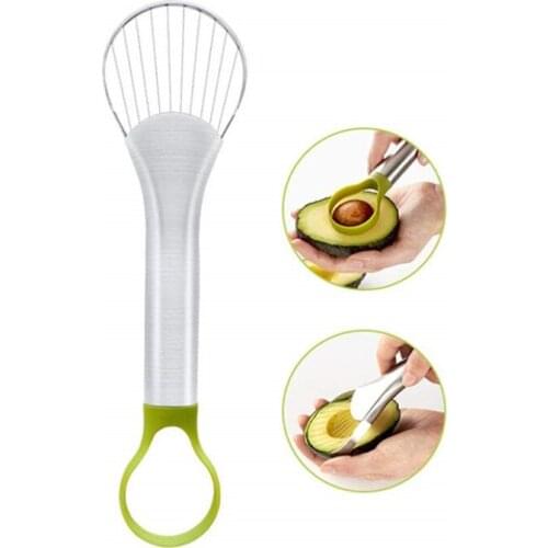 Stainless Steel Avocado Nuclear Slicer 2-in-1 Vegetable Fruit Grater Creative Multi-Functional Kitchen Gadgets Fruit Tools