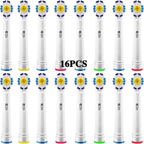 EB18 3D White Replacement Heads For Oral B Vitality P9400 P9000 P3000 P5000 P8000 P5000 Electric Toothbrush Heads