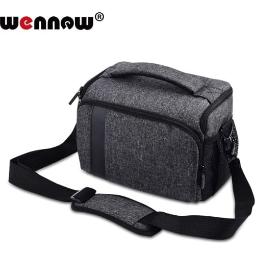 DSLR Camera Bag Fashion Polyester Shoulder Case For Canon Nikon Sony Fujifilm Pentax Lens Pouch Waterproof Photography Photo Bag