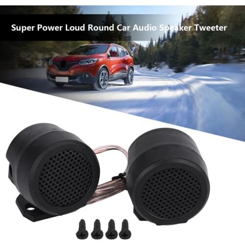 1Pair 12V 500W Car Round Super Power Loud Audio Speaker Tweeter Loudspeaker Car Motorcycle Audio Audio Speaker