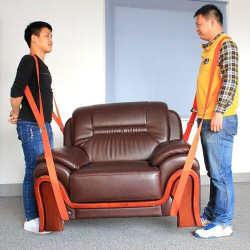 Transport Belt Rope Furniture Moving-Strap Lifting-Shoulder Carry-Cords Aid-Tool Non-Slip Loading 1000 Pound