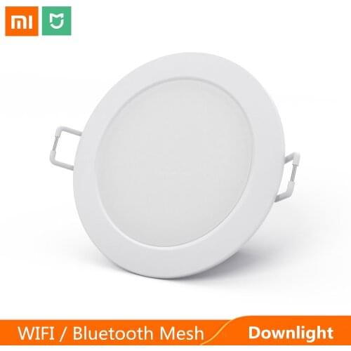 Xiaomi Mijia Smart Led Downlight Bluetooth Mesh Version Control By Voice Remote Control Adjust Color temperature For Smart Home