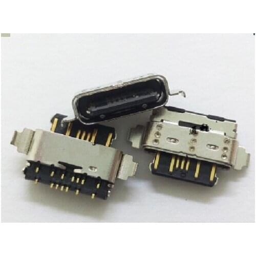 10pcs Micro USB DC Jack Connector power Tail Charging port socket female plug For Nokia X6 TA-1099