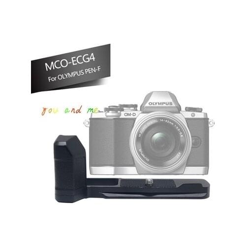 2019 Aluminum Quick Release L Plate / L Bracket for Olympus PEN-F ECG4 Digital Camera for Tripod Head Hand Grip Arca Swiss RRS