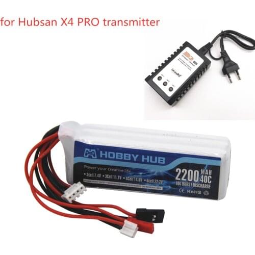 2200mAh 11.1V Battery for Hubsan X4 PRO transmitter / H109S / H501S/H502S/ H301S remote controller FPV1 H906A Battery of 6 hours