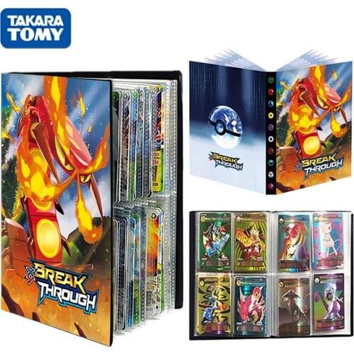 4 Pocket 240 Cards Pokemon Album Book Toy Playing Game Display Livre Pokémon Anime Collections Map Binder Holder Folder Kid Gift