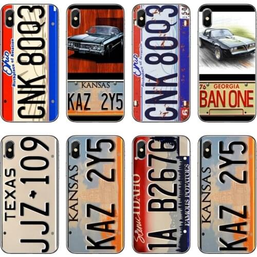 Supernatural License Plate KANSAS KAZ 2Y5 Case For Xiaomi Redmi Note 8 7 6 5A 4 Pro Redmi 7 7A K20 6 6A 5A 4A 4X 5 Plus S2
