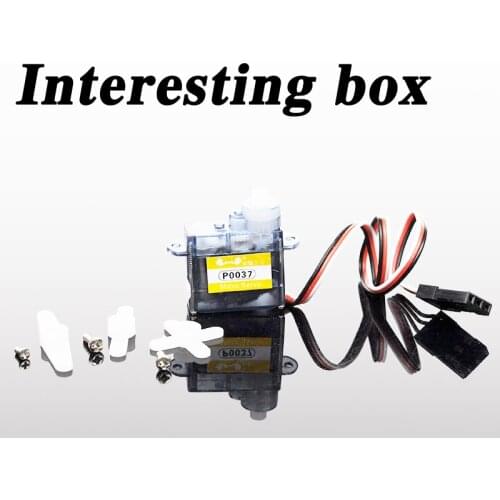 DIY model aircraft accessories 3.7g light steering gear fixed wing miniature small motor P0037 steering gear hollow cup motor