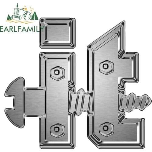 EARLFAMILY 13cm x 11.6cm for Fit Car Stickers Motorcycle Decal Personality Car Assessoires Sticker Waterproof Sunscreen Decor