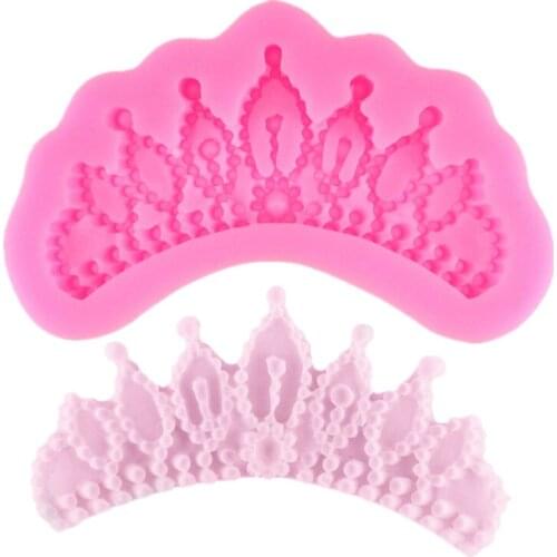 Crown Molding Silicone Fondant Cake Decoration Tools Chocolate Cake Mold DIY Baking Tools