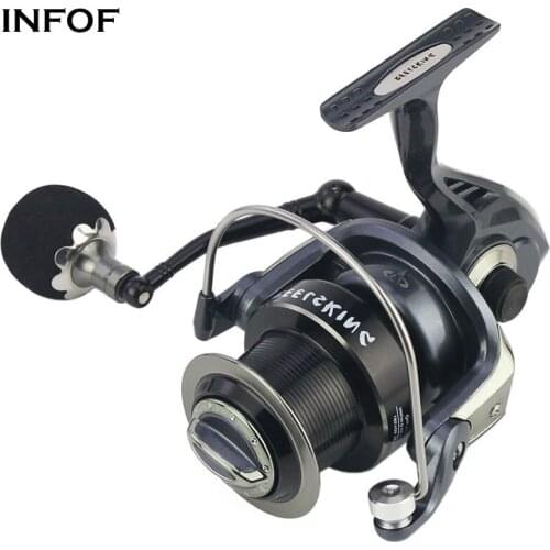 INFOF MR Series Spinning Reel Casting Fishing Wheel 5.2:1 13+1BB 4000/5000/6000/7000 Saltwater Carp Fishing Trackle
