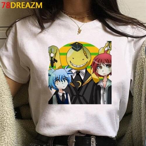 Assassination Classroom top tees summer top women 2020 streetwear harajuku t-shirt tumblr streetwear