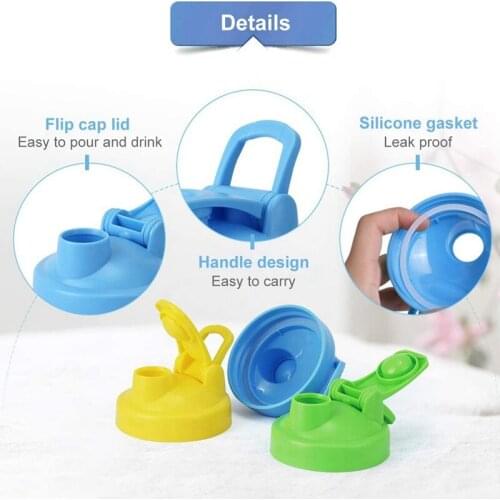 LBER Mason Jar Lids, 6 Pack Regular Mouth Mason Jar Lids Reusable Canning Lids with Flip Top Lid Leak-Proof Seal for Ball