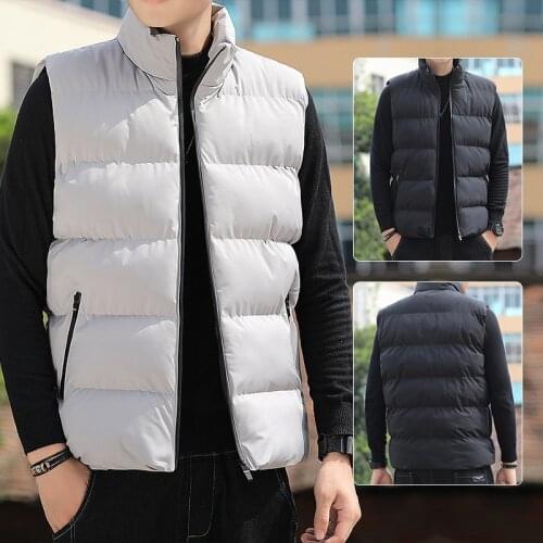 ZOGAA Mens Vest Jacket Men New Autumn Warm Sleeveless Jackets Male Winter Casual Waistcoat Vest Plus Size Veste Homme Clothing