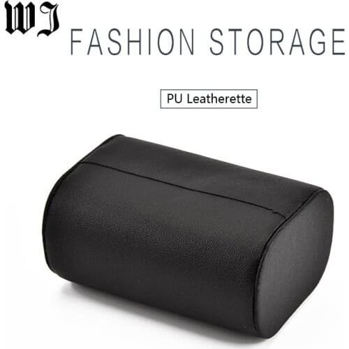 Set of 2 Black PU Leather Bracelet Watch Cushions Watch Display Pillows for Case Box Holder Presentation Organiser Dropshipping