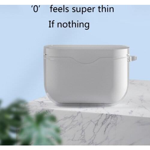 Simple Shell TPU Case Anti-scratch Protective Cover Protector for S-ONY WF-1000XM3 Earphones Charging Box J60A