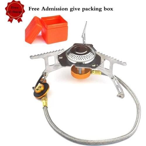 Outdoor Gas Stove Camping Gas burner Folding Electronic Stove hiking Portable Foldable Split Stoves 3000W
