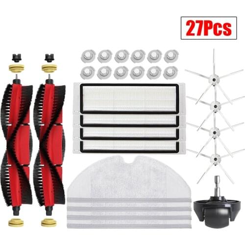 Mop Cloth Main Brush HEPA Filter kit for Xiaomi for Roborock S6 S5 MAX S50 S55 S60 S65 E25 E35 Robot Vacuum Cleaner Accessories