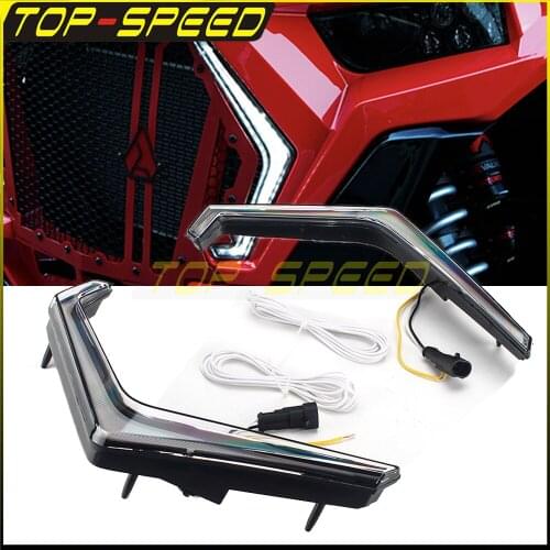 Amber/White Turn Signal Light Front Indicator Headlight For Polaris 2020 RZR XP TURBO S XP 1000 Sport Turbo S Velocity Turbo S