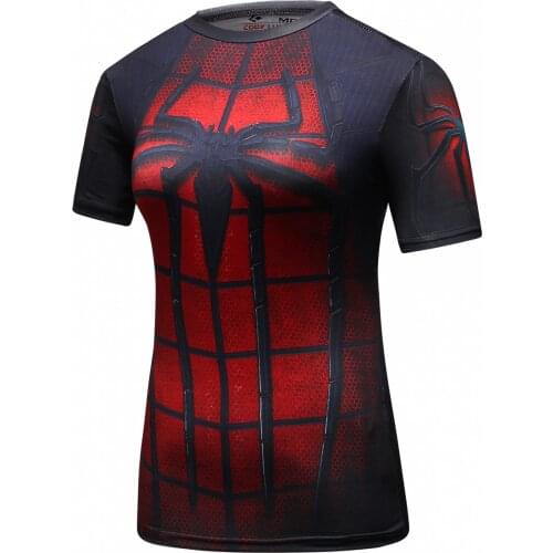 2021 Fitness Female Top Women Compression T Shirt Short Sleeve Print Tights Gym Tee shirt