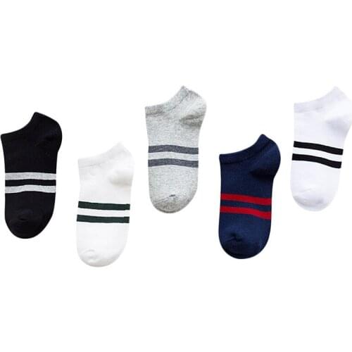 5 Pairs Breathable Mens Socks Short Ankle Summer Elastic Men Mesh High Quality Male Cotton Solid Soft Socks Hot Sale 2021