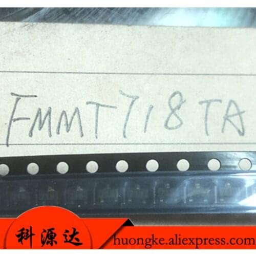 50PCS/LOT FMMT718TA FMMT718 718 Trans GP BJT PNP 20V 1.5A Automotive SOT23
