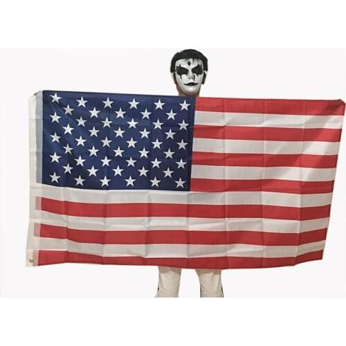 90x150CM Wave American 3x5 Ft Super-Poly Indoor/Outdoor American FLAG Country Banner Christmass gifts