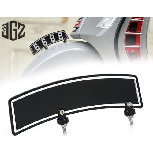 Motorcycle CNC Aluminum Front Fender License Plate Holder Number Sticker for VESPA SPRINT PRIMAVERA 125 150 GTS 125 250 300 S150
